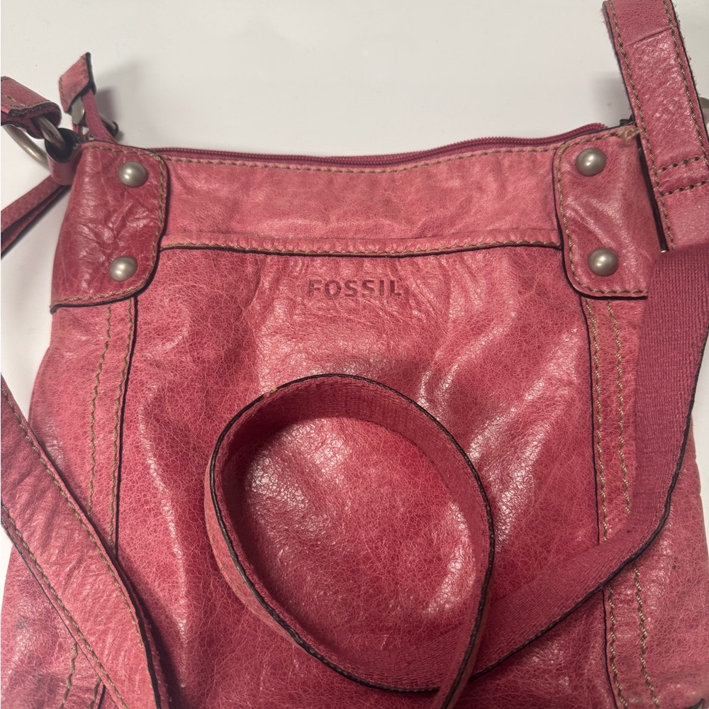 Fossil Rose Crossbody Bag